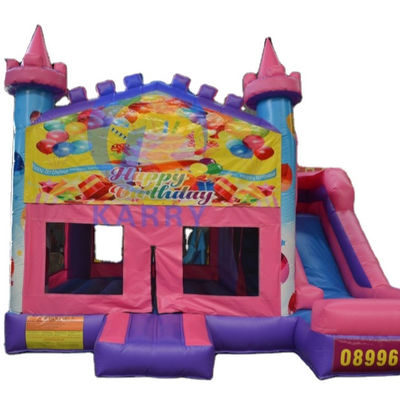 14 anni di festa di compleanno in PVC castello gonfiabile con scivolo da 5*5m e accessori