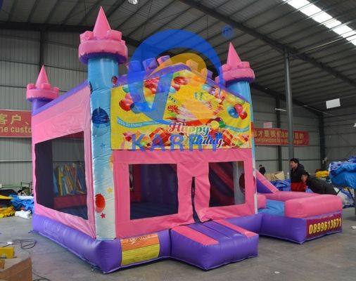 14 anni di festa di compleanno in PVC castello gonfiabile con scivolo da 5*5m e accessori