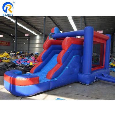Casa gonfiabile a rimbalzo con scivolo per bambini Spiderman