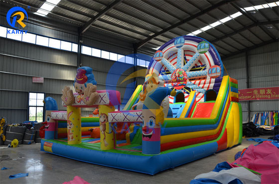 Colore personalizzato Unisex gonfiabile ruota panoramica trampolino castello a rimbalzo per commerciale