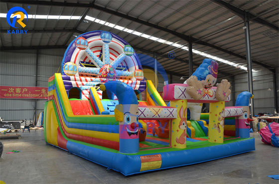 Colore personalizzato Unisex gonfiabile ruota panoramica trampolino castello a rimbalzo per commerciale