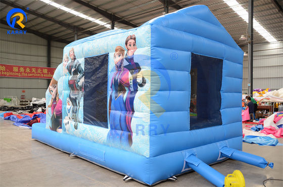 Commerciale casa gonfiabile combo slide portabile castello congelato per feste divertenti