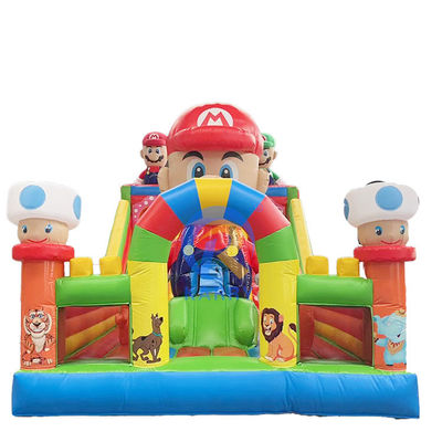 Full size Commercial Rental Combo Bouncer gonfiabile con water slide e kit di riparazione