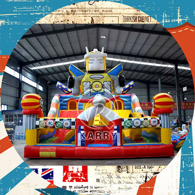 Spedizioni aeree Parco giochi del castello gonfiabile per il grande divertimento della città Bounce House Bouncer Slide
