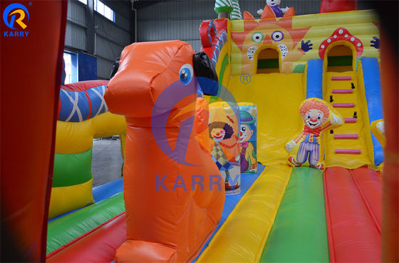 Colore personalizzato Commercial Grade Outdoor Inflatabile Mario Theme Bouncer Slide Combo