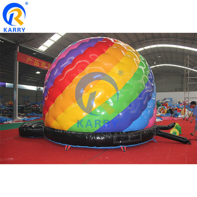 Commercial Kid Trampoline Disco Dome Bouncy Castle Castello gonfiabile con musica leggera