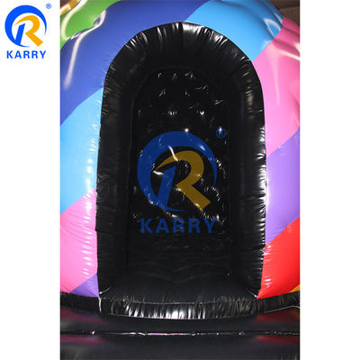 Commercial Kid Trampoline Disco Dome Bouncy Castle Castello gonfiabile con musica leggera