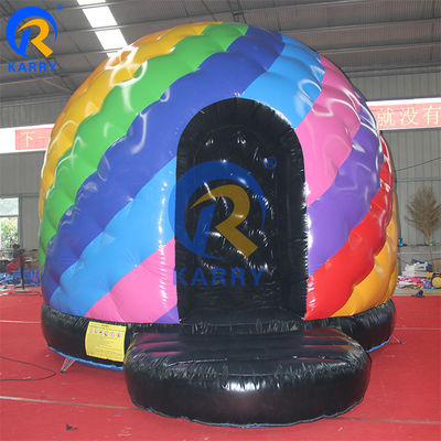 Commercial Kid Trampoline Disco Dome Bouncy Castle Castello gonfiabile con musica leggera