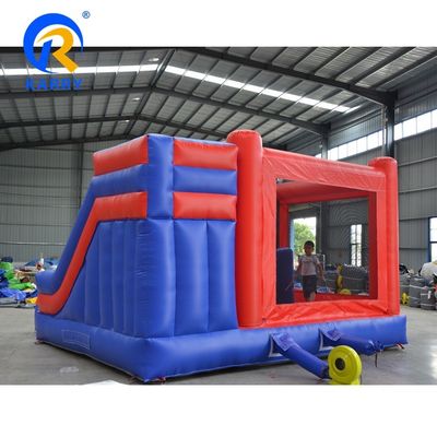 Unisex PVC gonfiabile Commerciale Spiderman Bounce House con slide blower incluso
