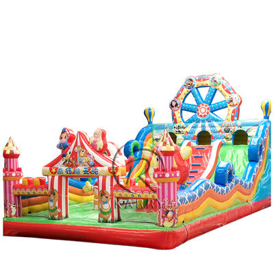 14 anni su Crazy Ferris Wheel Fun City gonfiabile Castello saltellante con parco a tema per animali
