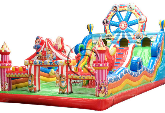 14 anni su Crazy Ferris Wheel Fun City gonfiabile Castello saltellante con parco a tema per animali