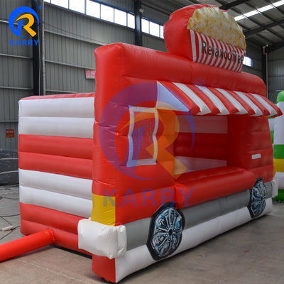 Infissi in PVC Commerciale gonfiabile Relax Coffee Car Jumping Bouncy Castle Popcorn Booth
