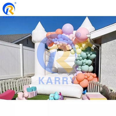 EN71/CE Certificato Pastel Bouncy Castle Jumper con pozzo a palla per il divertimento all'aperto