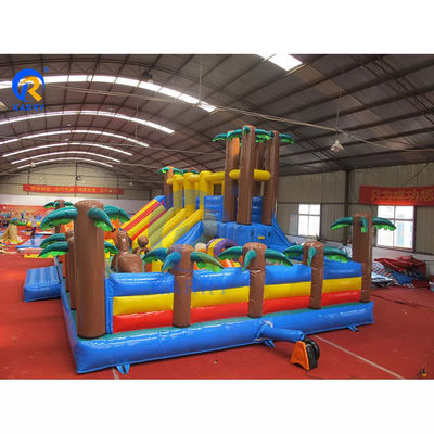 Parco giochi all'aperto Portable gonfiabile scivolo asciutto saltare castello salta per la città divertente