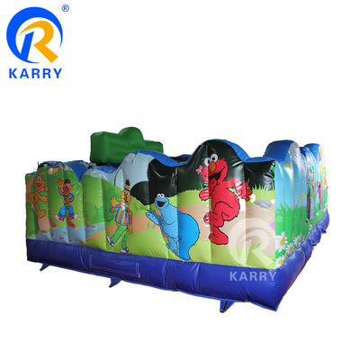 Dimensioni personalizzate Sesame Street Bouncer gonfiabile Castello a rimbalzo per 14 anni