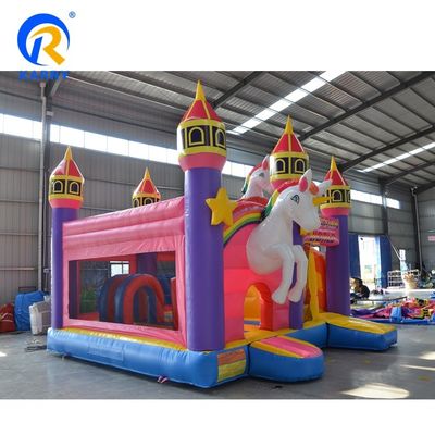 Scivolo d'acqua gonfiabile salto castello a rimbalzo scivolo combo per bambini in colore personalizzato