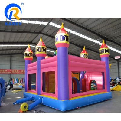 Scivolo d'acqua gonfiabile salto castello a rimbalzo scivolo combo per bambini in colore personalizzato