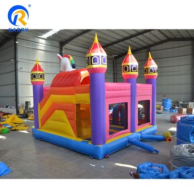 Scivolo d'acqua gonfiabile salto castello a rimbalzo scivolo combo per bambini in colore personalizzato