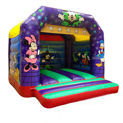 Minnie Mouse colorata castello gonfiabile saltatore cartone animato casa rimbalzo