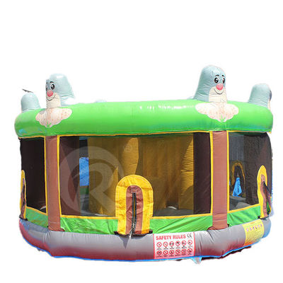 Logo Stampato Bounce House Guardiano Albero Elfo Inflatabile Bouncer Slide con Water Slide