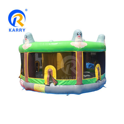 Logo Stampato Bounce House Guardiano Albero Elfo Inflatabile Bouncer Slide con Water Slide