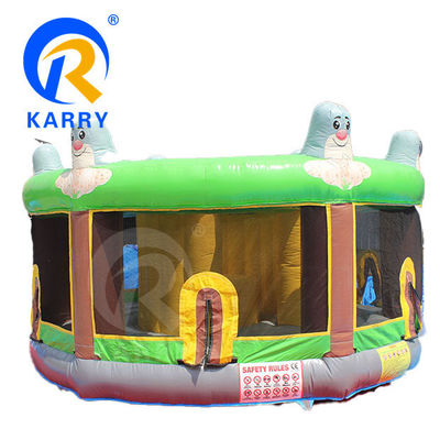 Logo Stampato Bounce House Guardiano Albero Elfo Inflatabile Bouncer Slide con Water Slide