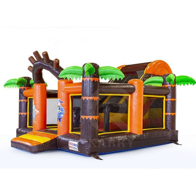 Intrattenimento all'aria aperta Castello gonfiabile in PVC unisex con disegno di nave pirata