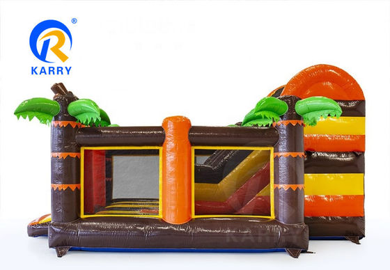 Intrattenimento all'aria aperta Castello gonfiabile in PVC unisex con disegno di nave pirata