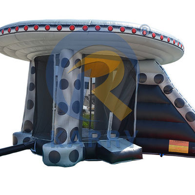 Unisex Outdoor Fun UFO Commerciale Inflatabile Castello Balzante con area di scivolo e salto