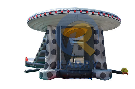 Unisex Outdoor Fun UFO Commerciale Inflatabile Castello Balzante con area di scivolo e salto