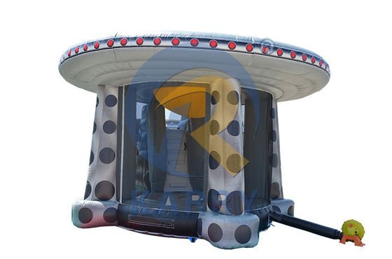 Unisex Outdoor Fun UFO Commerciale Inflatabile Castello Balzante con area di scivolo e salto