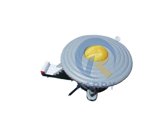 Unisex Outdoor Fun UFO Commerciale Inflatabile Castello Balzante con area di scivolo e salto