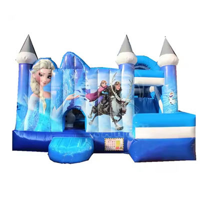Castello Salto Slide Combo Custom Frozen Theme Casa gonfiabile per il divertimento della festa