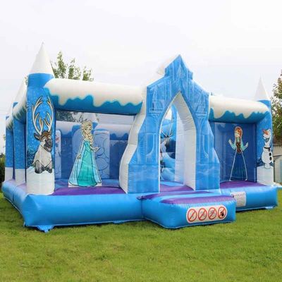 Castello Salto Slide Combo Custom Frozen Theme Casa gonfiabile per il divertimento della festa