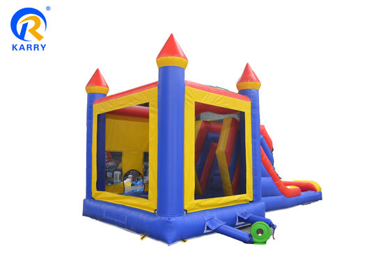 Giochi per bambini personalizzati Castello gonfiabile bagnato asciutto Bouncer Pool Slide Combo Castello salto con piscina di scivolo d'acqua 14 anni