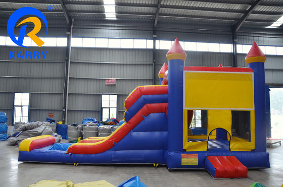 Giochi per bambini personalizzati Castello gonfiabile bagnato asciutto Bouncer Pool Slide Combo Castello salto con piscina di scivolo d'acqua 14 anni