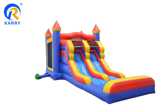 Giochi per bambini personalizzati Castello gonfiabile bagnato asciutto Bouncer Pool Slide Combo Castello salto con piscina di scivolo d'acqua 14 anni