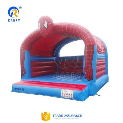 Festa unisex divertimento con gli standard CE Blower Spiderman Casa gonfiabile
