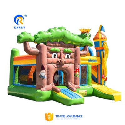 Spedizione aerea via mare per bambini Parco giochi all' aperto Casa gonfiabile con scivolo