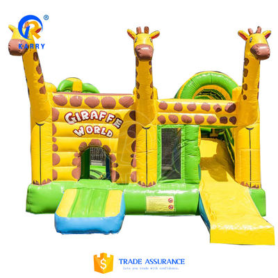 Spedizione aerea via mare per bambini Parco giochi all' aperto Casa gonfiabile con scivolo