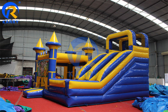 Dimensioni personalizzate Blu Combinato gonfiabile Castello Slide Castello salto Commerciale Casa salta