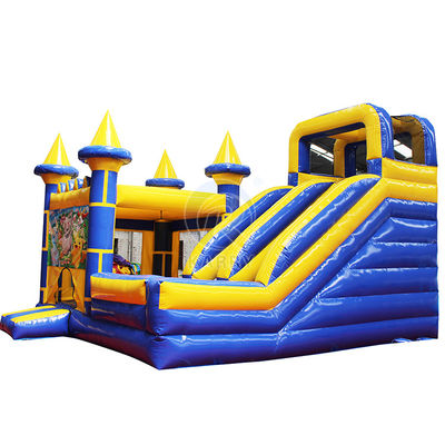 Dimensioni personalizzate Blu Combinato gonfiabile Castello Slide Castello salto Commerciale Casa salta
