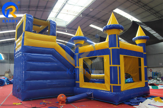 Dimensioni personalizzate Blu Combinato gonfiabile Castello Slide Castello salto Commerciale Casa salta