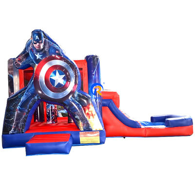 Unisex Commercial Inflatable Combo Castle Slide con CE Blower e accessori di riparazione