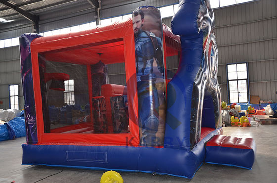 Unisex Commercial Inflatable Combo Castle Slide con CE Blower e accessori di riparazione