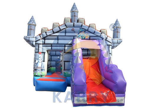 Caratteristiche PORTABLE Bambini gonfiabile Jumper asciutto Castello a rimbalzo con scivolo e camaleonte