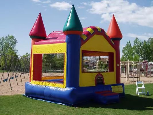 Casa gonfiabile per bambini con soffiatore e telone in PVC di taglia personalizzata inclusa