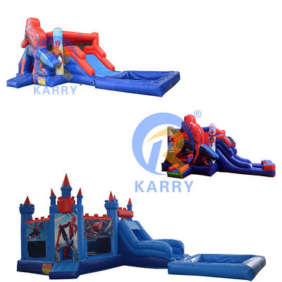 Commercial Castle Slide Combo gonfiabile con certificazione CE-EN71/EN76/EN14960