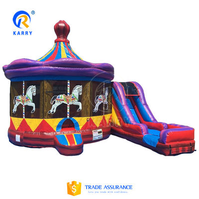Carry 3 in 1 Jumper gonfiabile Noleggio Unicorn scivolo d'acqua Combo per festa di compleanno