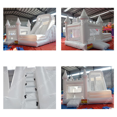 Blower incluso Bambini Cortile Commerciale Caramelle gonfiabili Casa Bouncer con scivolo